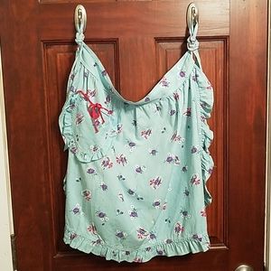 Vintage handmade half waist apron